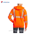 Wholesale Class 3 Hi Vis Reflective Safety Hoodie Sweatshirt For Man